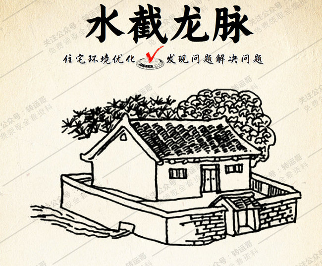水截龙脉：将溪水引入院内