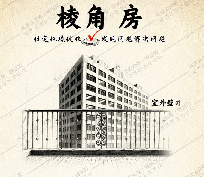 尖角煞：大楼棱角对房