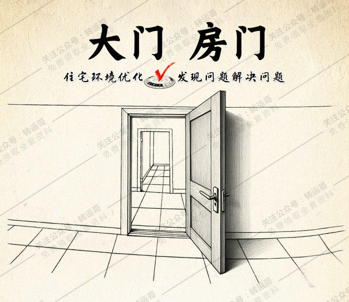 大门正对上行楼梯