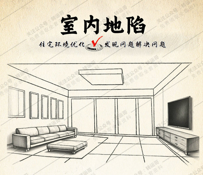 室内地陷煞