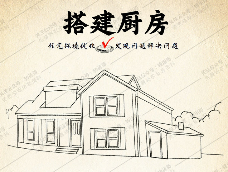 搭建厨房(包袱屋)