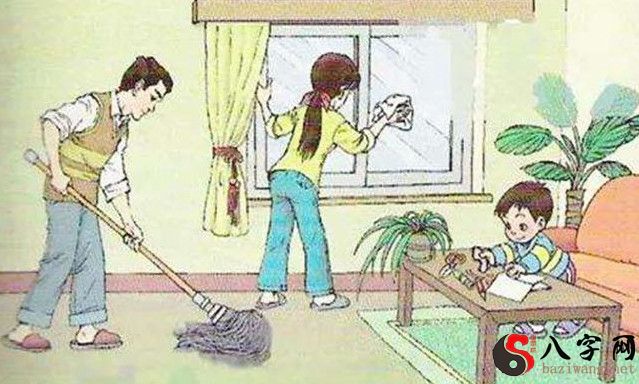 梦见自己用拖把扫地